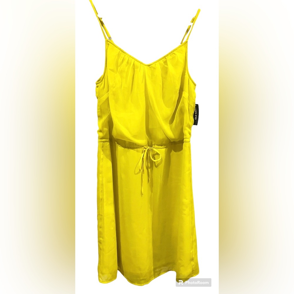 Old Navy fun yellow dress! NWOT